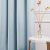 52 x 84 inch Solid Light Blue Thermal Blackout Curtain Panels - Set of 2