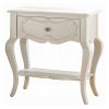 Beautiful Wood Nightstand By Edalene, Pearl White