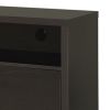 Fabulously Designed  tv console with chrome legs, Brown