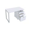 Superb white Office Desk with Reversible Set Up