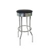Retro Swivel Bar Stool, Set of 2