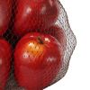 Decorative 6 Piece Artificial Apple in Plastic Net Bag, Red