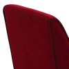 Button Tufted Wooden Storage Bench with Pillow and Blanket, Red