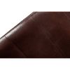 Leatherette Dining Chair with Horizontal Stitching, Set of 2, Brown
