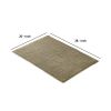 Salzburg Fabric Reversible Washable Bath Rug, Quick Drying Loops The Urban Port, Brown