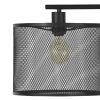 Metal Frame Floor Lamp with Caged Shade, Dark Bronze