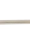 Scalloped Top Wood Encased Mirror with Molded Details, Antique White