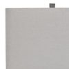 Resin Table Lamp with Faux Concrete Finish and Hardback Shade,Set of 2,Gray