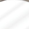 46 Inch Wooden Frame Arched Mirror, Silver