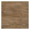 Wooden Chairside End Table with Door, Brown and Antique White