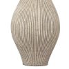 Drum Shade Table Lamp with Paper Composite Base, Beige