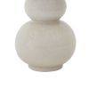Hardback Shade Table Lamp with Double Gourd Ceramic Base, Cream