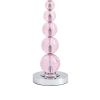 Hardback Shade Table Lamp with Crystal Accents, Pink