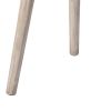 Wooden Accent Table with Splayed Legs Support, Black