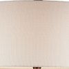 Table Lamp with Polyresin Urn Shape Base, Bronze