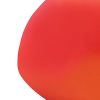 Table Lamp with Heart Shaped Glass Shade, Red