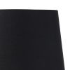 Table Lamp with Tripod Metal Base, Black and Gold