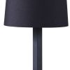 Table Lamp with Metal Cross Legged Base, Black