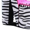 High Heel Zebra Shoe Jewelry Box with 3 Hooks, Multicolor