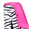 High Heel Zebra Shoe Jewelry Box with 2 Hooks, Multicolor