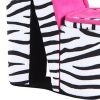 High Heel Zebra Shoe Jewelry Box with 2 Hooks, Multicolor