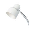 Table Lamp with Adjustable Goose Neck and Shade, White