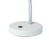 Table Lamp with Adjustable Goose Neck and Shade, White