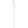 Floor Lamp with Adjustable and Bendable Gooseneck, White