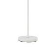 Floor Lamp with Adjustable and Bendable Gooseneck, White