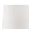 Table Lamp with Teardrop Metal Base and Fabric Shade, Pink