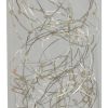Column Table Lamp with Integrated Multicolored LED, Clear