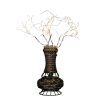 Tree Table Lamp with Aluminum Wire and Multiple LED, White