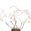 Tree Table Lamp with Aluminum Wire and Multiple LED, White