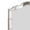 Mirror with Intricately Divided Panels, Silver