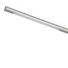 16 Inch Adjustable LED Office Desk Lamp, 2 USB Ports, Silver