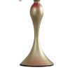 Lily 24 Inch Metal Glam Feather Table Lamp, Candlestick, 40W, Pink, Gold