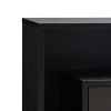 Jett 47 Inch TV Entertainment Console, 2 Drawers, 2 Shelves, U Legs, Brown