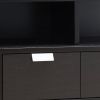 Jett 47 Inch TV Entertainment Console, 2 Drawers, 2 Shelves, U Legs, Brown