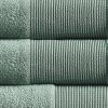 Indy Modern 6 Piece Cotton Towel Set, Softly Textured Design, Turquoise