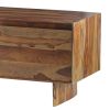 58 Inch TV Media Entertainment Cabinet, 2 Door 1 Shelf, Sheesham Wood Brown
