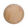 32 Inch Accent Wall Mirror, Round Metal Frame with Agate Inspired Pattern