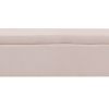 Cesar 55 Inch Ottoman Bench with Storage, Padded, Curved Arms, Pink Velvet