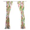 Porto 84 Inch Panel Window Curtains, Tropical Palm Leaves, Green and Blue
