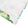 Porto 84 Inch Panel Window Curtains, Tropical Palm Leaves, Green and Blue