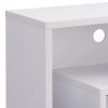 Jett 47 Inch TV Media Entertainment Console, 2 Drawers, 2 Shelves, White