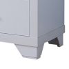 72 Inch Modern TV Entertainment Console with 2 Drawers and 3 Shelves, White
