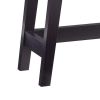 Dax 47 Inch Modern Console Table with Drawer and Mini Shelves, Wood, Brown