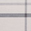 Kay 8 x 10 Area Rug, Classic Plaid Print, Soft Gray and White Polyester