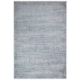 Lin 5 x 7 Area Rug, Woven Stripes and Broken Lines, Machine Woven Fabric