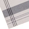 Kay 5 x 7 Area Rug, Classic Plaid Print, Soft Gray and White Polyester